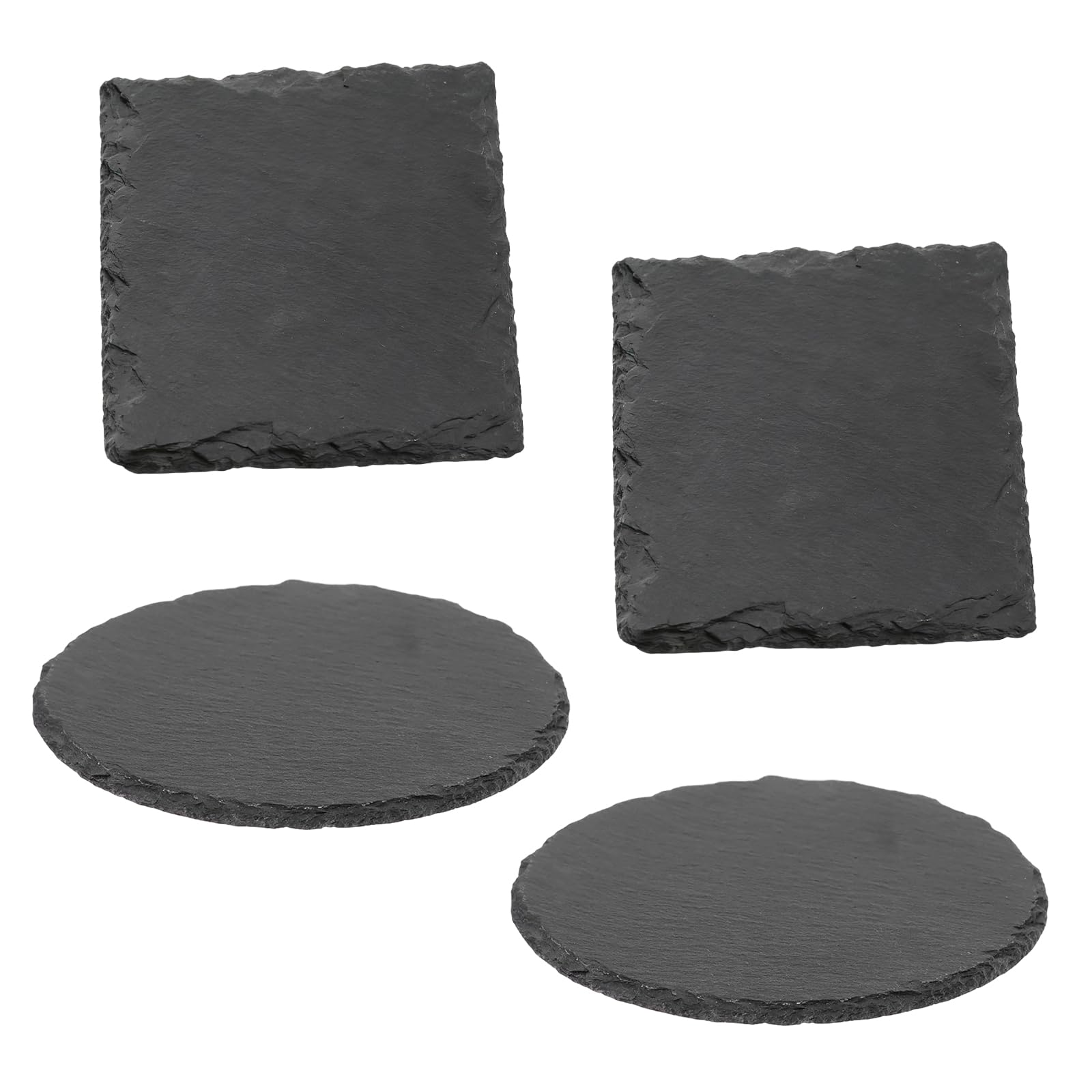 Ardoise pour reptile 15x15 cm Lot de 4 plaques noires pour tortues et lézards