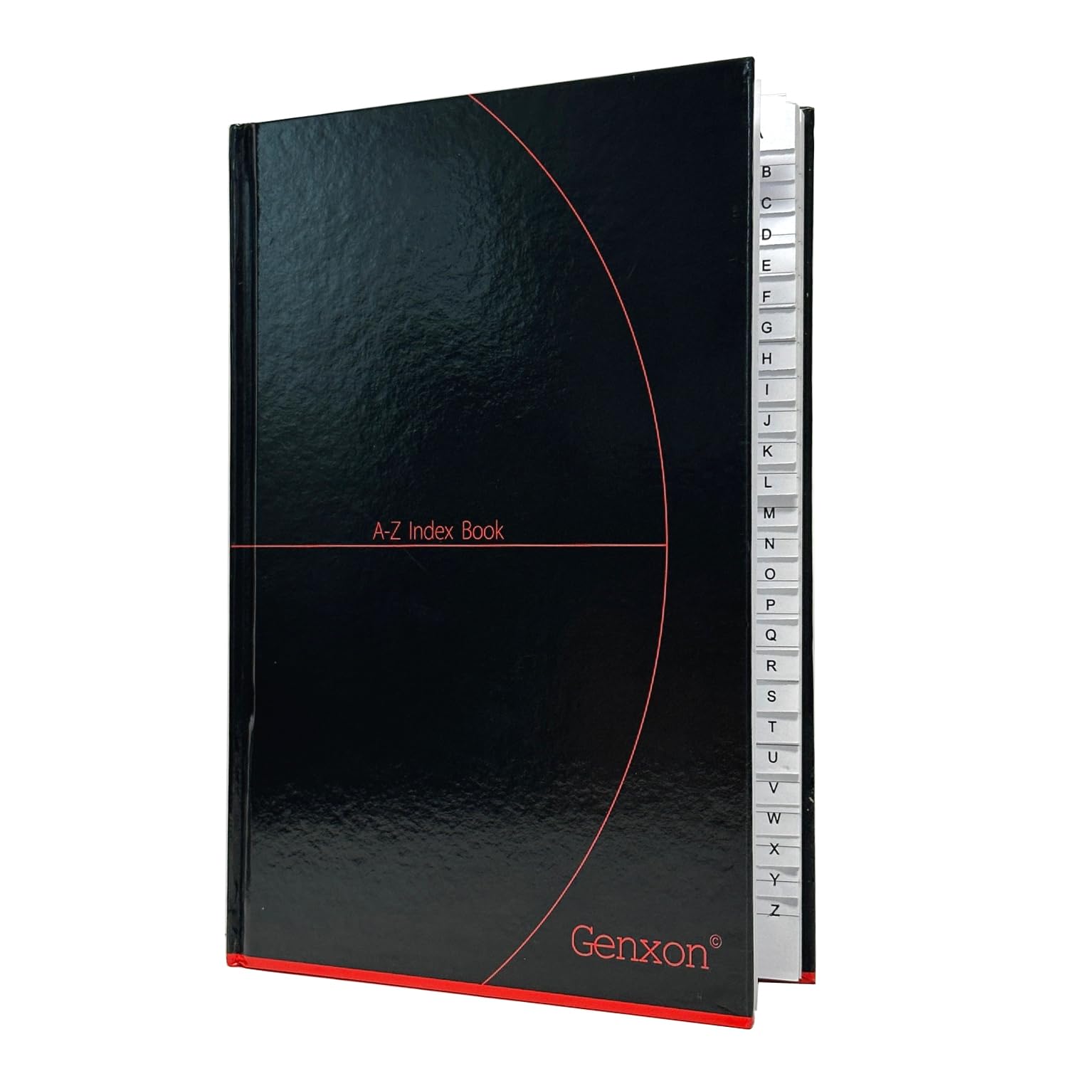genXon A5 A-Z Index Notebook Book 192 Pages Ruled Organiser Phone Address Notes Book Hard Cover