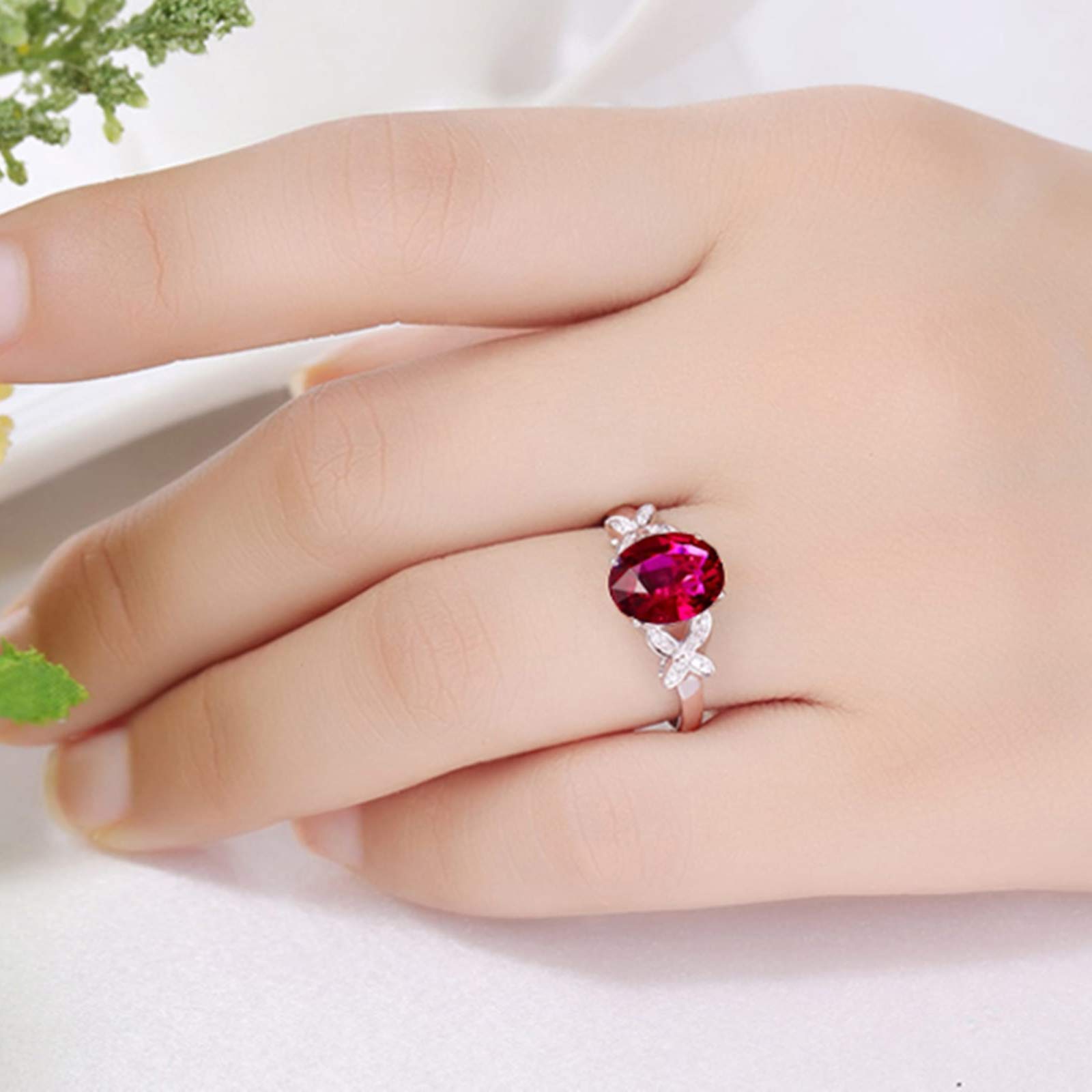 Beydodo Pierścionek damski z różowego złota 750 motyl z turmaliną 1,2/2 ct pierścionek zaręczynowy dla kobiet z diamentem e różowe złoto, 65 cm (20,7 cala), colore: 1.2ct, cod. TLLWGZ831