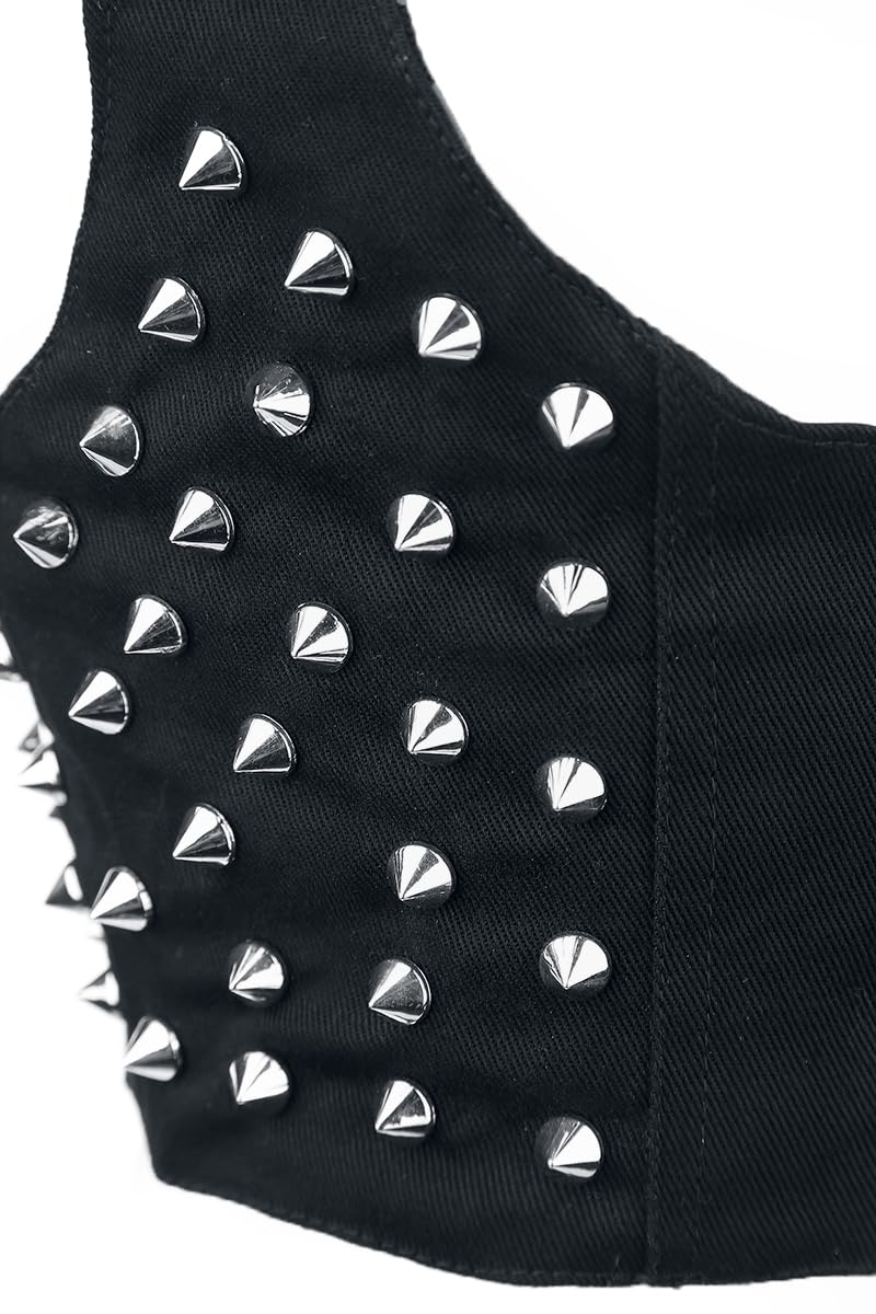 Heartless Devina Frauen Weste schwarz Gothic, Rockwear