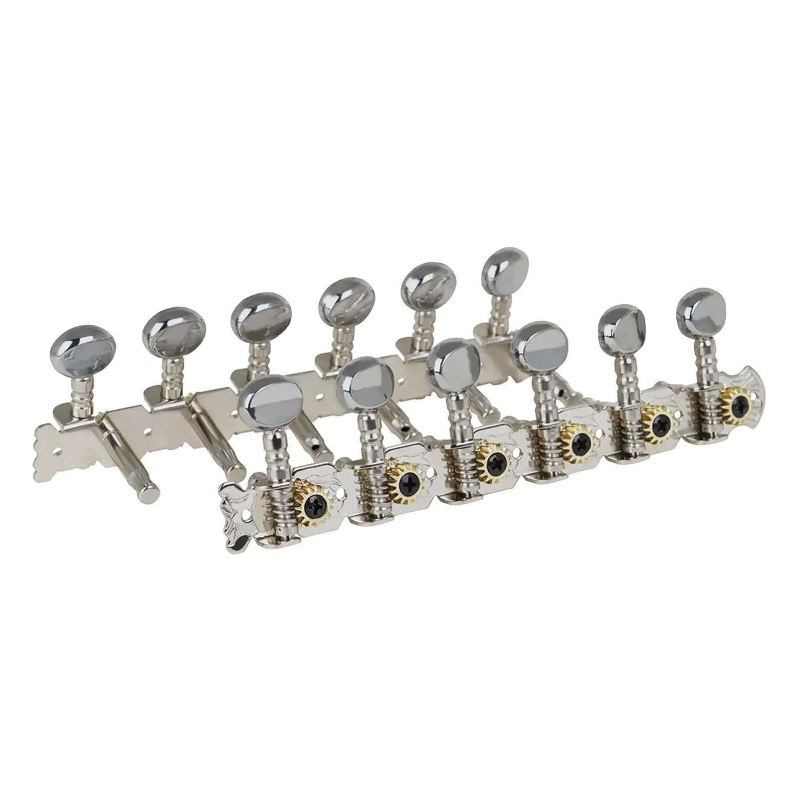 Clavijas de afinación de instrumentos de guitarra vintage de 12 cuerdas 6+ piezas metálicas de guitarra clave Juego De Clavijas De Afinación Para Guitarra