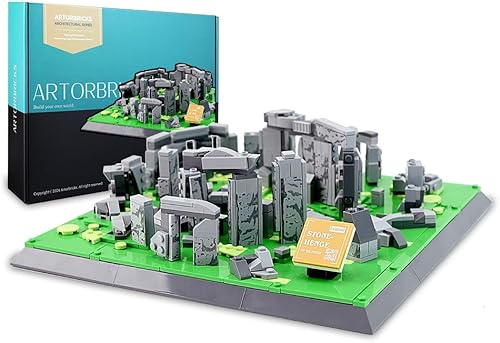 Architectural Stonehenge of England - Juego de construcción de colección grande y regalo para adultos (753 piezas)