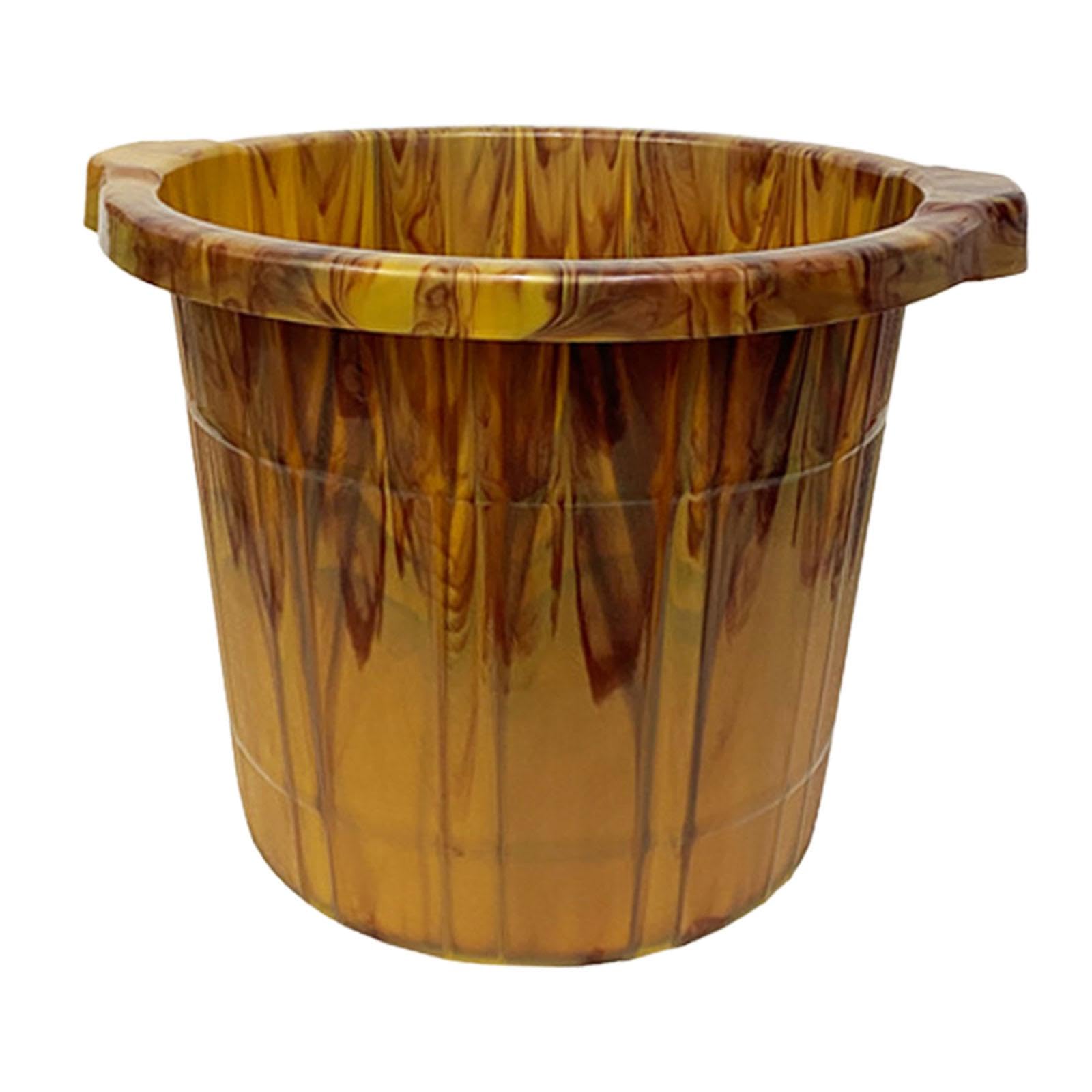 Cubeta de Baño de Pies con Masajeadores en La Base de Gruesa Balde Portátil para Limpieza Y Recipiente de Pedicura Adecuada para, L