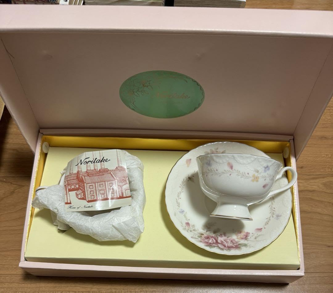 Amazon | ノリタケ カップ＆ソーサー レトロ 2客セット 箱入り | ノー 
