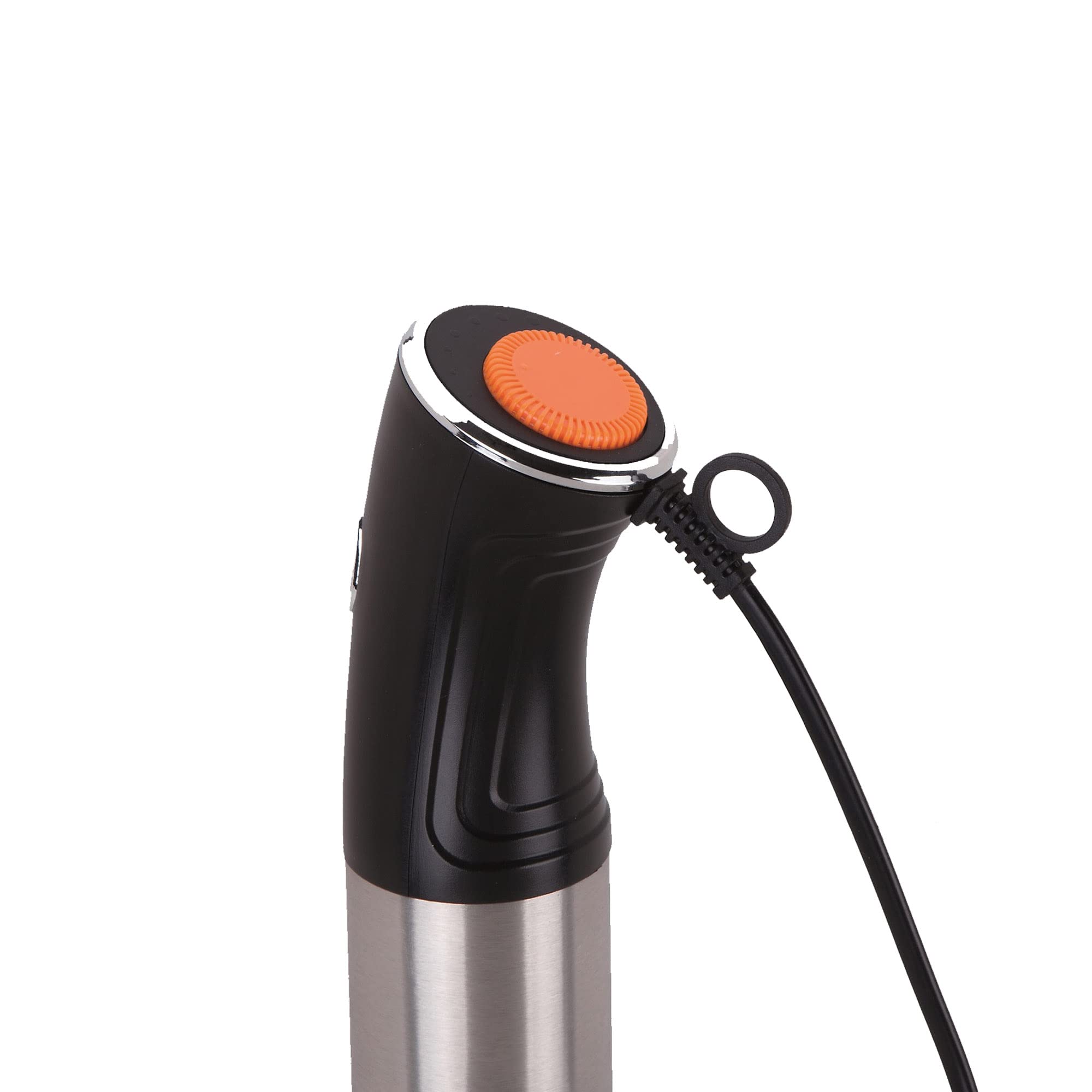 Jata BT176 - Batidora de mano de 1.000 W, Pie de acero inoxidable desmontable, Doble cuchilla de acero inox de gran solidez, Pulsador de potencia, Incluye vaso medidor de 600 ml