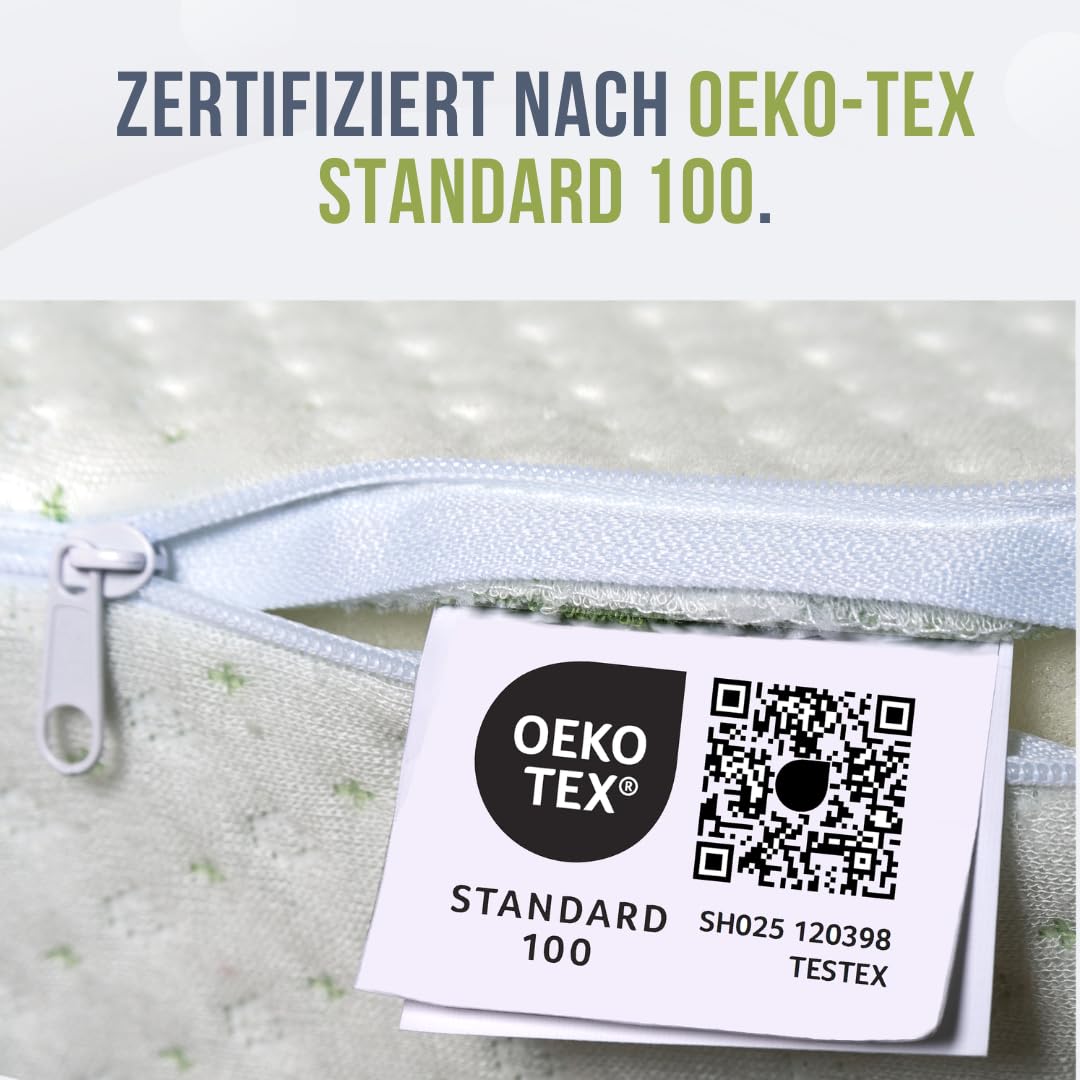 GOYSILA Babymatratze 83x50x7 cm Beistellbett Matratze Atmungsaktiv Anti Erstickung Kompatibel mit Chicco Next2Me Magic Lullago Kinderkraft UNO Cam Cullami Hauck Babybett Oeko-Tex Zertifiziert