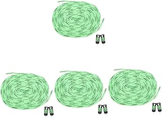 CLISPEED 4 Pares De Cadarços De Hóquei Acessórios Esportivos Acessórios Enfeitados Cadarços De Substituição Tênis Cadarços Esportivos De Poliéster Cadarços Para Tênis Cadarços