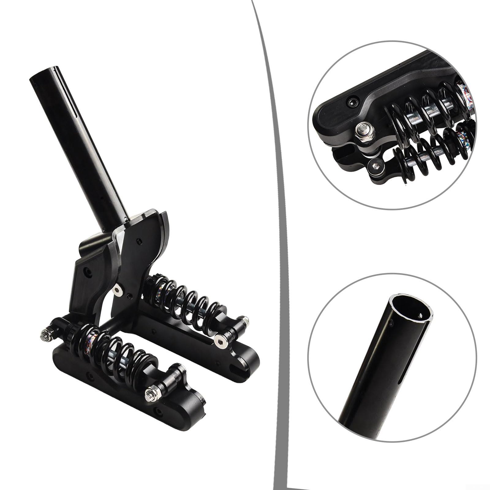 Amortisseur en métal pour fourche avant M365 (rouge)