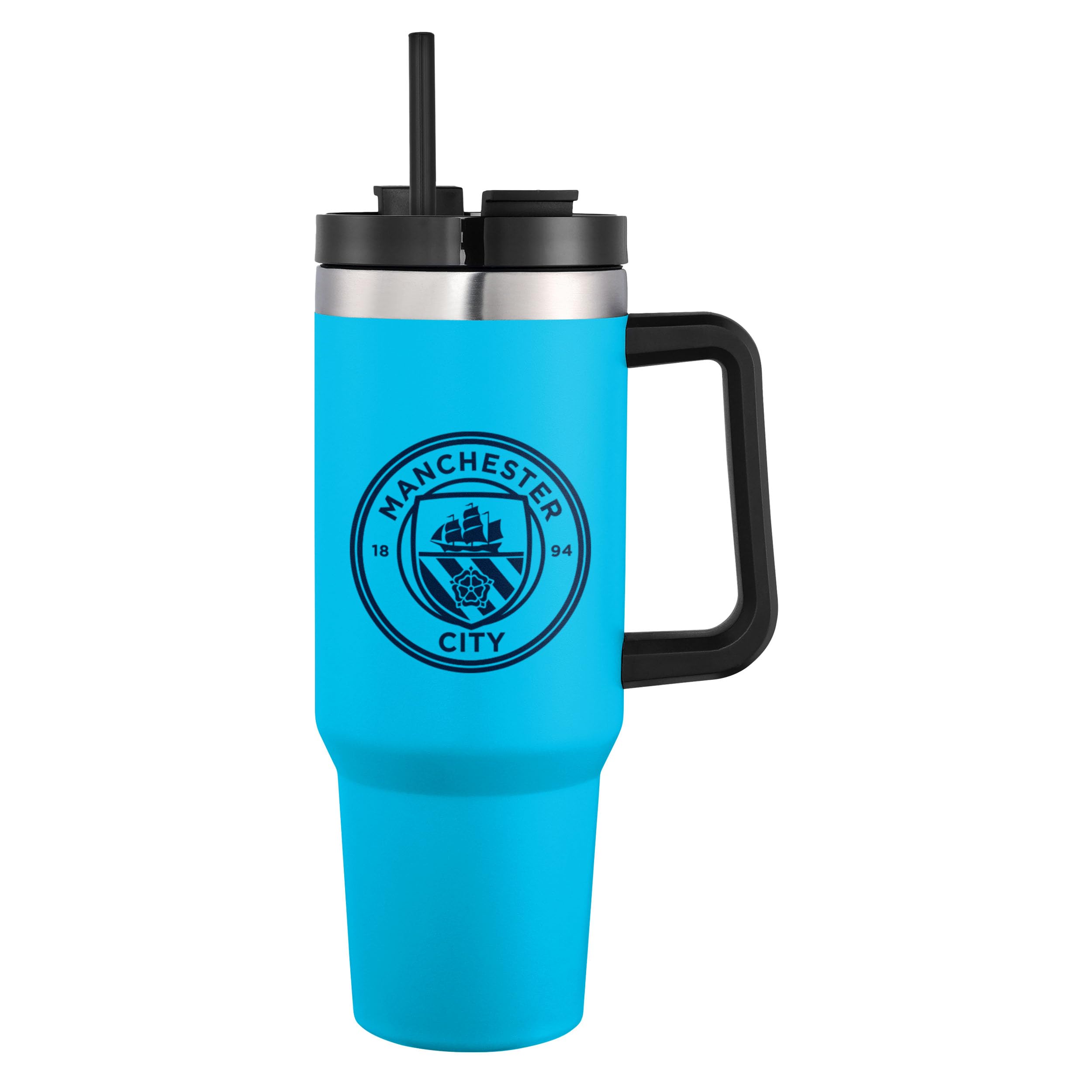 Manchester City FC Tazza Ufficiale Per Fan - Colore Blu, Capacità 325 Ml, In Gres - 3