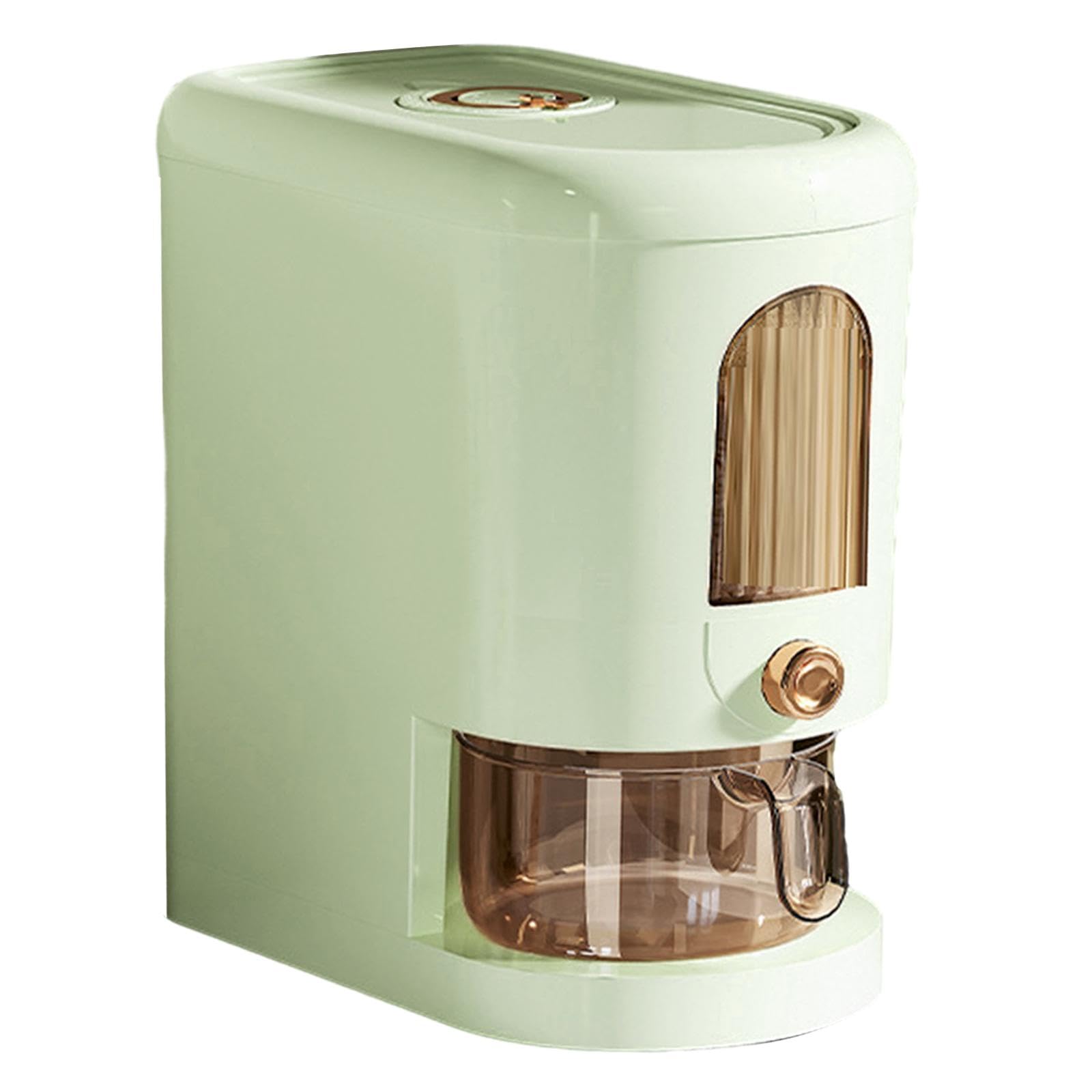 MagiDeal Reis-Aufbewahrungsbehälter, Reis-Aufbewahrungsbox, Müslibehälter, Reis-Aufbewahrungsbehälter, Trockenfutterbehälter für Schrank, Küche, Restaurant, Grün, 5KG