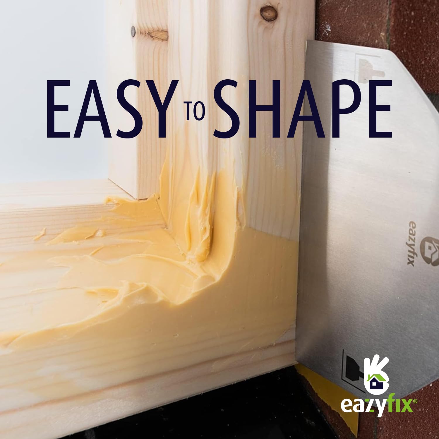 EAZYFIX® Holzfäule Reparaturset - Premium Holzspachtelmasse und Zubehör