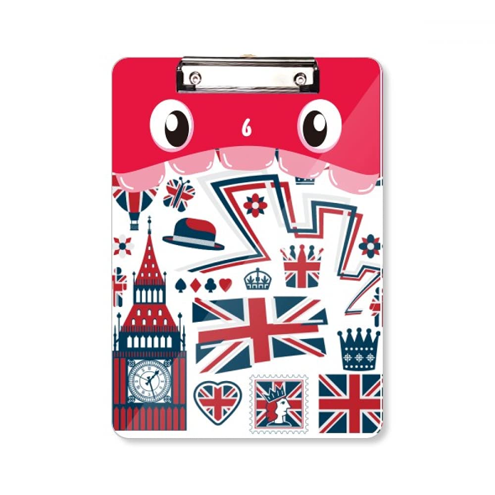 Bloc-notes A4 Angleterre dossier tête plate pour écrire facilement debout sans table ni support - 5