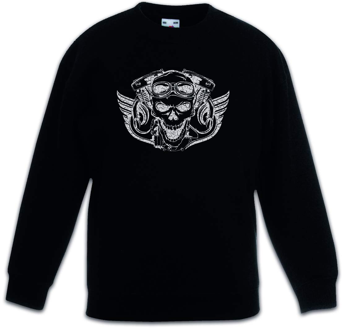 Sweat-shirt biker skull enfants, un cadeau original unique