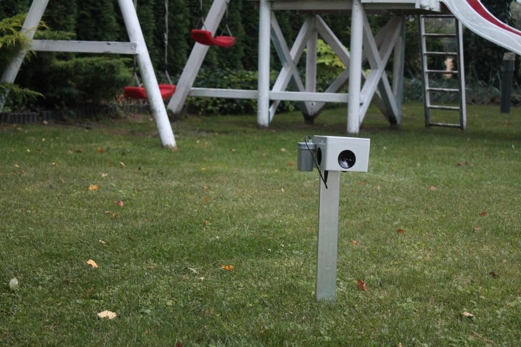 CH360, DREI Lautsprecher, Ultraschall-Repeller gegen Nagetiere, 4xAA-Batterien.