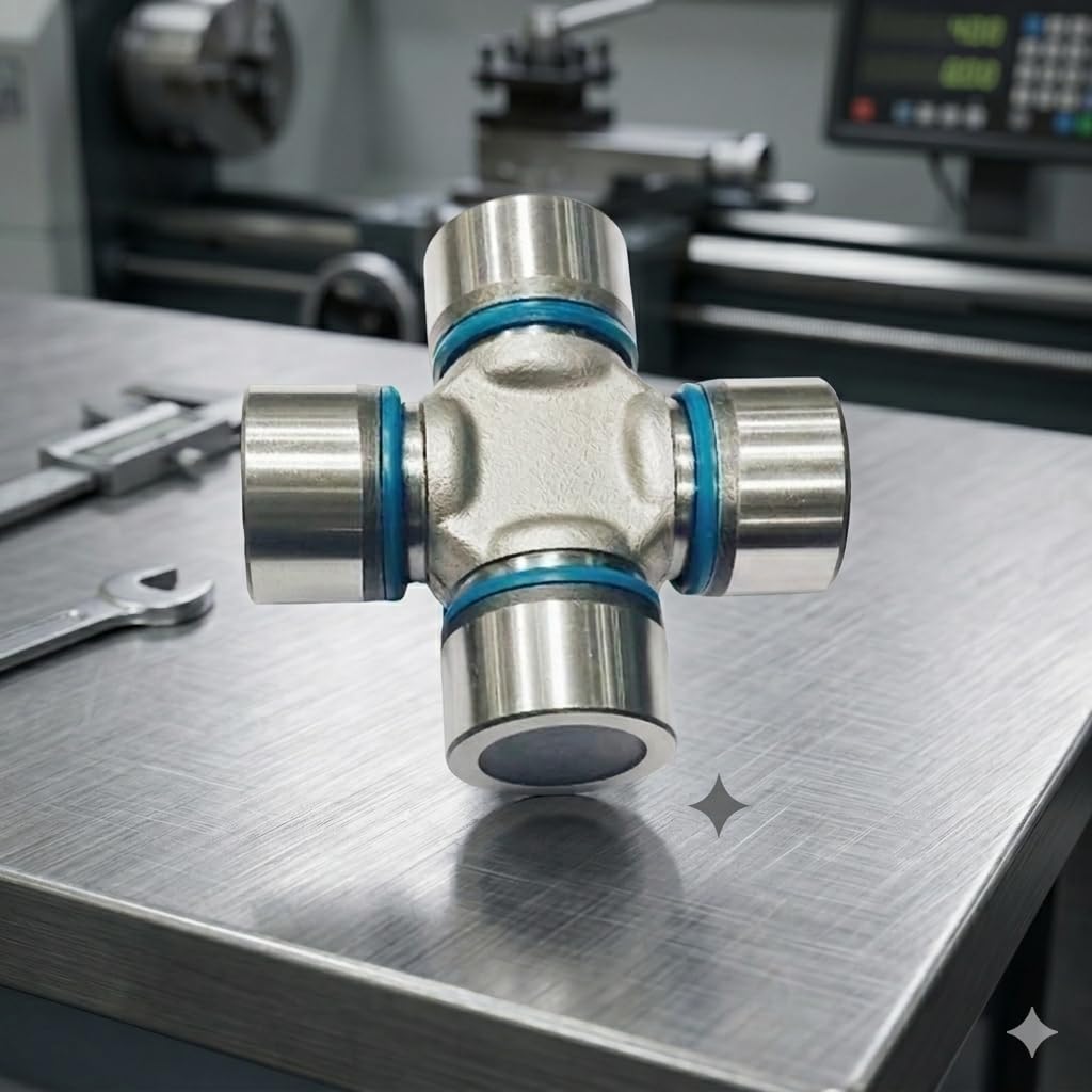 TMANNA Universal Joint Cross,1210 motai 38mm Lmbai102mm Steel, Driveshaft U-Joint with Blue Seals and Grease Fitting-image-17