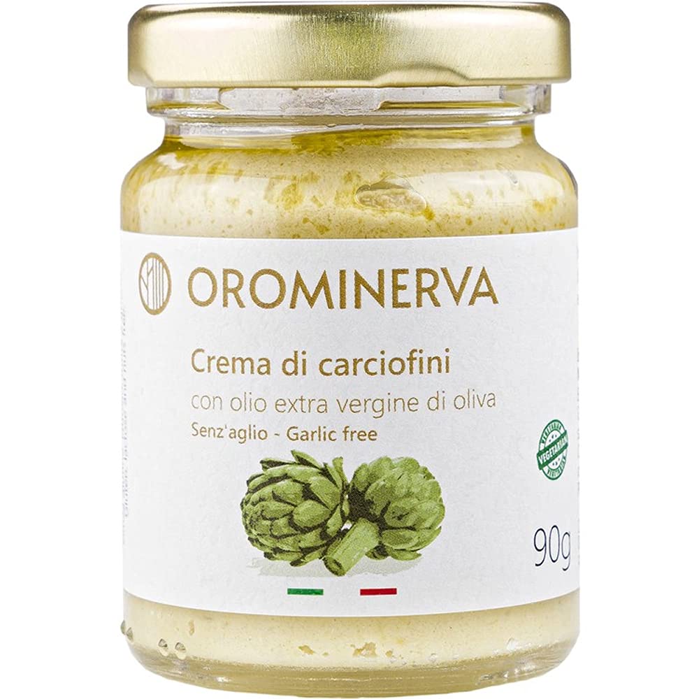 OROMINERVA - 4 vasetti di Crema di carciofini spalmabile