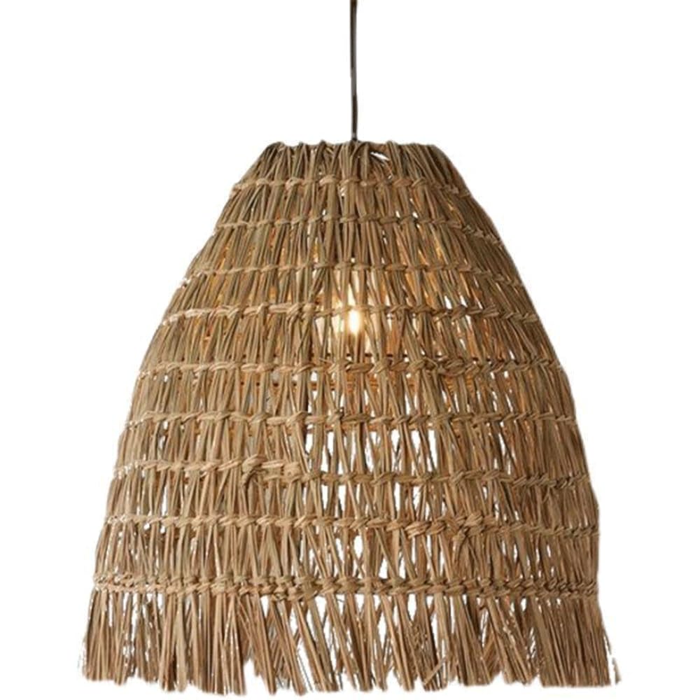 Braided lampshade, Rattan Weaving can be Adjusted by 40-50 cm(50cm)
