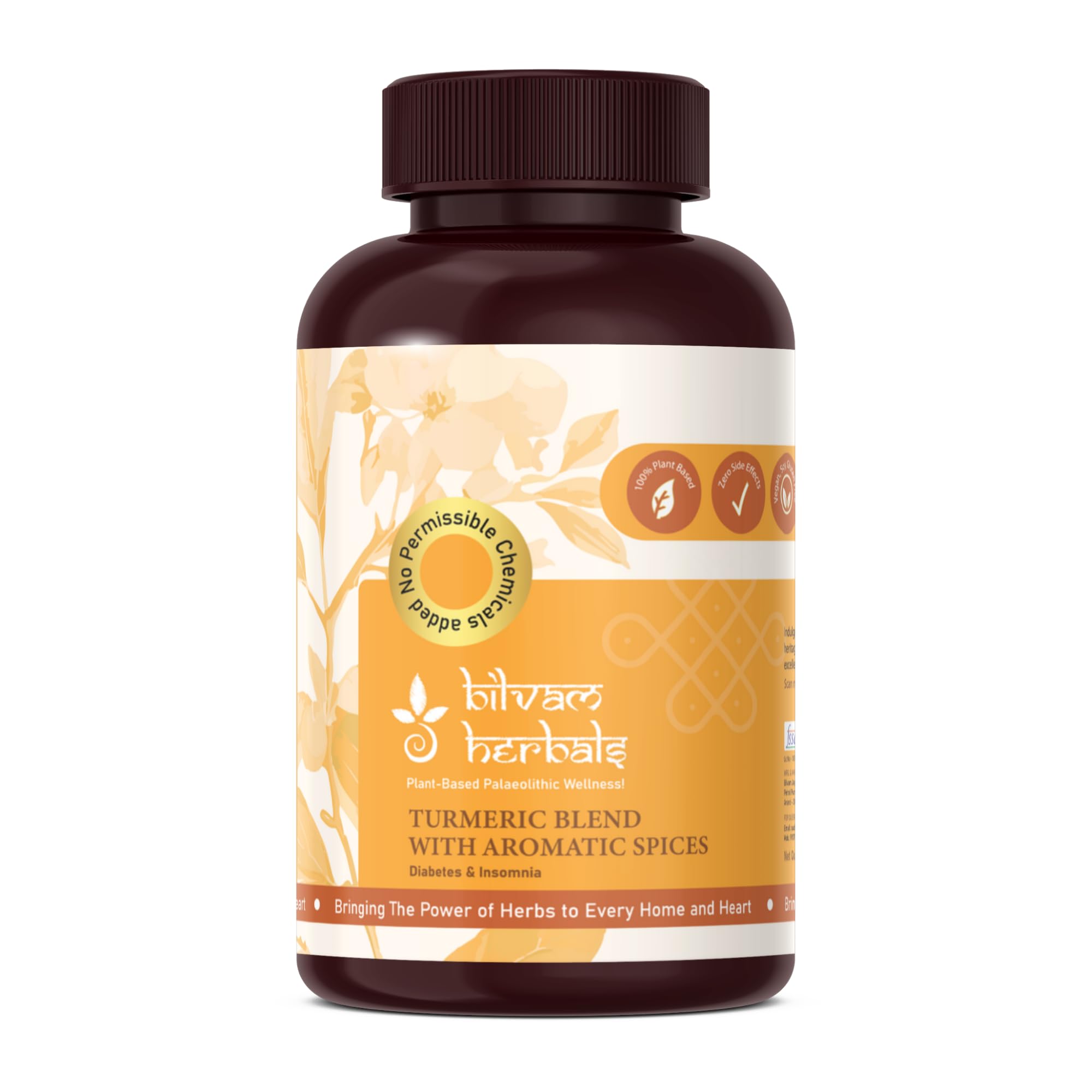 Bilvam Golden Latte Powder - Herbal Turmeric Blend with Aromatic Spices | Pacifies Kapha & Vata Dosha -100Gm-image-12