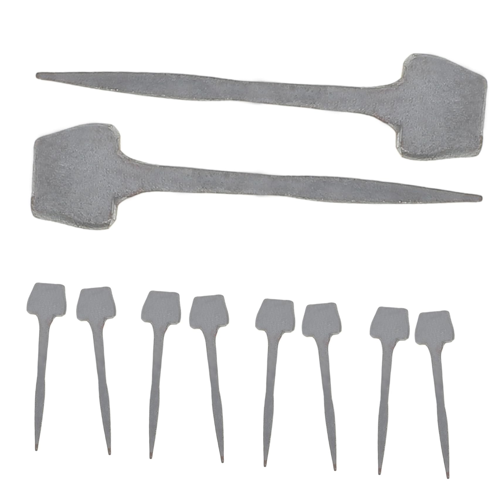 BESPORTBLE 10pcs High Tensile Iron Horseshoe Nails Easy to Use Horse Fixators Mini Hoof Nails Horse Tack Accessories