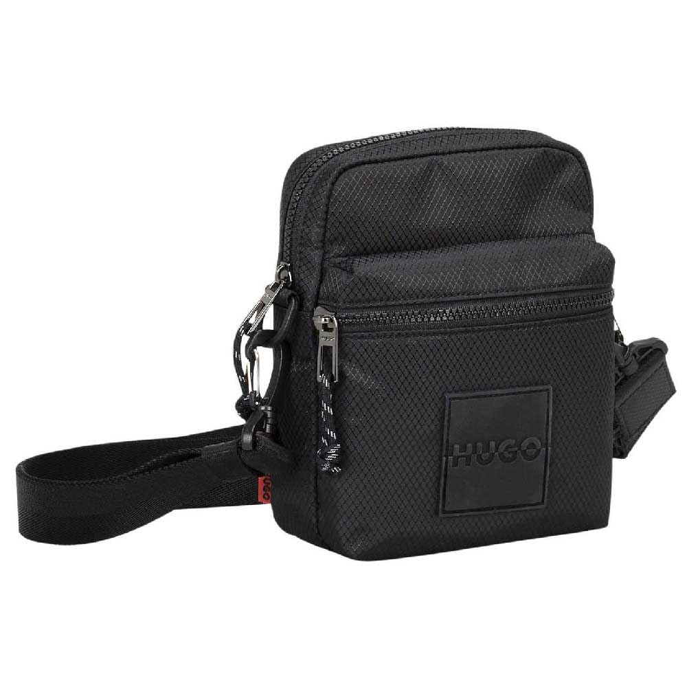 HUGO Jhin NS Men's Zip Shoulder Bag, black, One Size