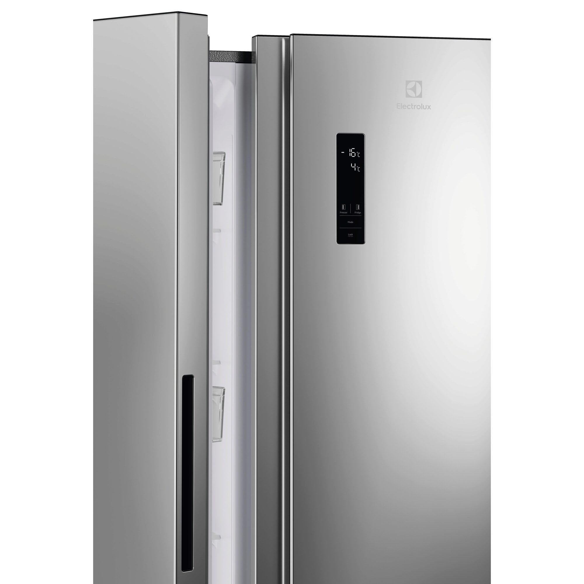 Electrolux EAT6ME53U0 lodówka kombinowana do zabudowy, 532 l (347 +185), klasa E, bez szronu, 360°, regulacja wilgotności, szybkie zamrażanie, sterowanie dotykowe, 39 dB, 220 – 240 V, stal nierdzewna