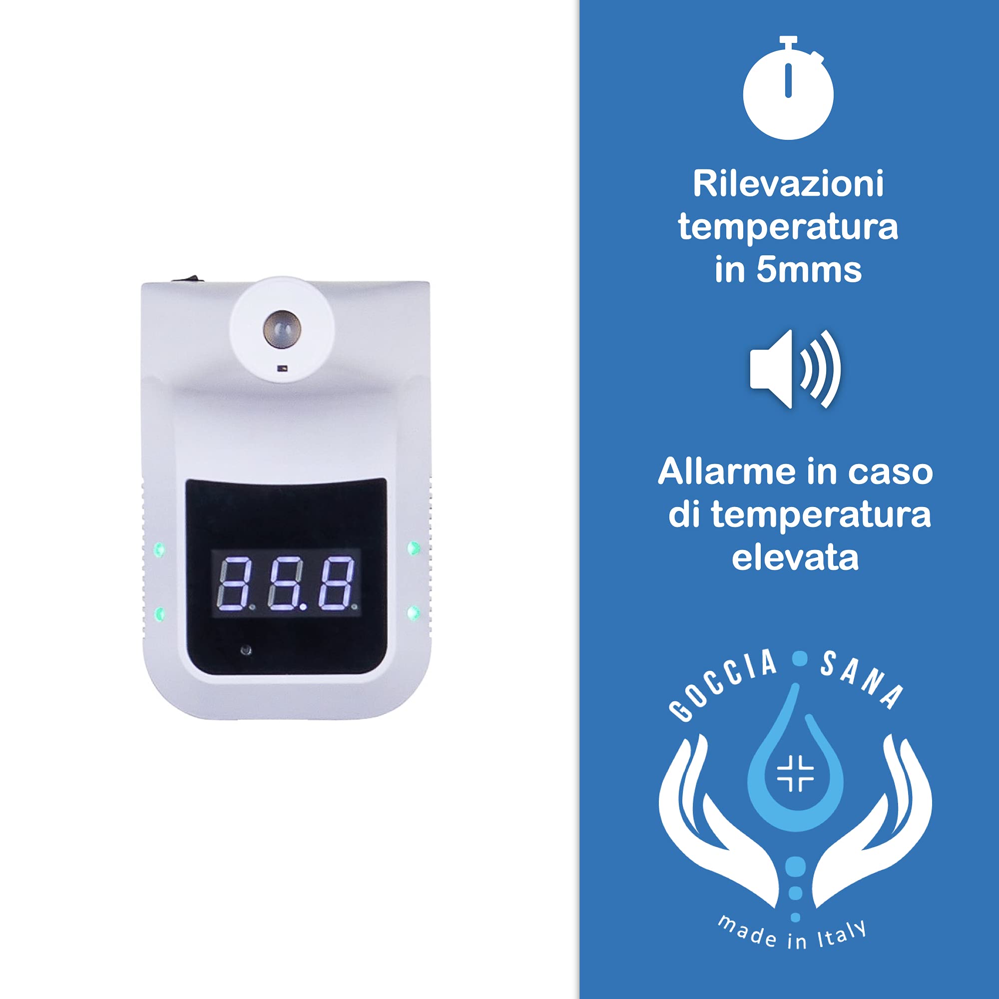 Dispensador gel hidroalcoholico y termometro digital certificado | termometro infrarrojos sin contacto | dispensador automatico de desinfectante manos