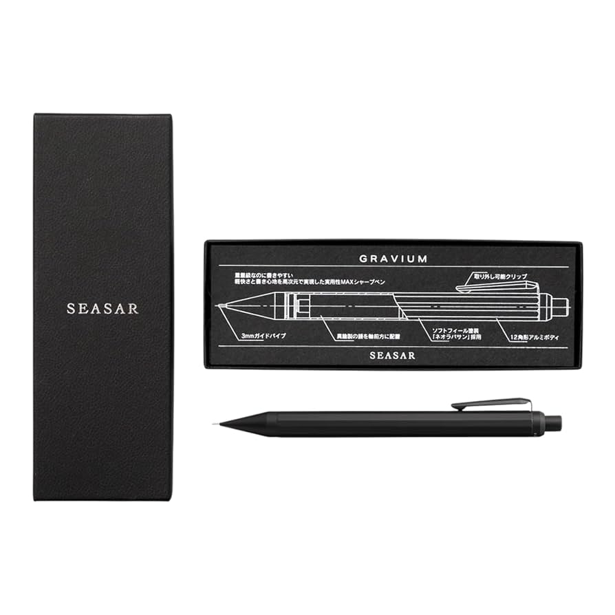 【新品未使用】SEASAR　GRAVIUM 実用性MAXシャープペン Amazon.co.jp: GRAVIUM 実用性MAXシャープペン しーさー