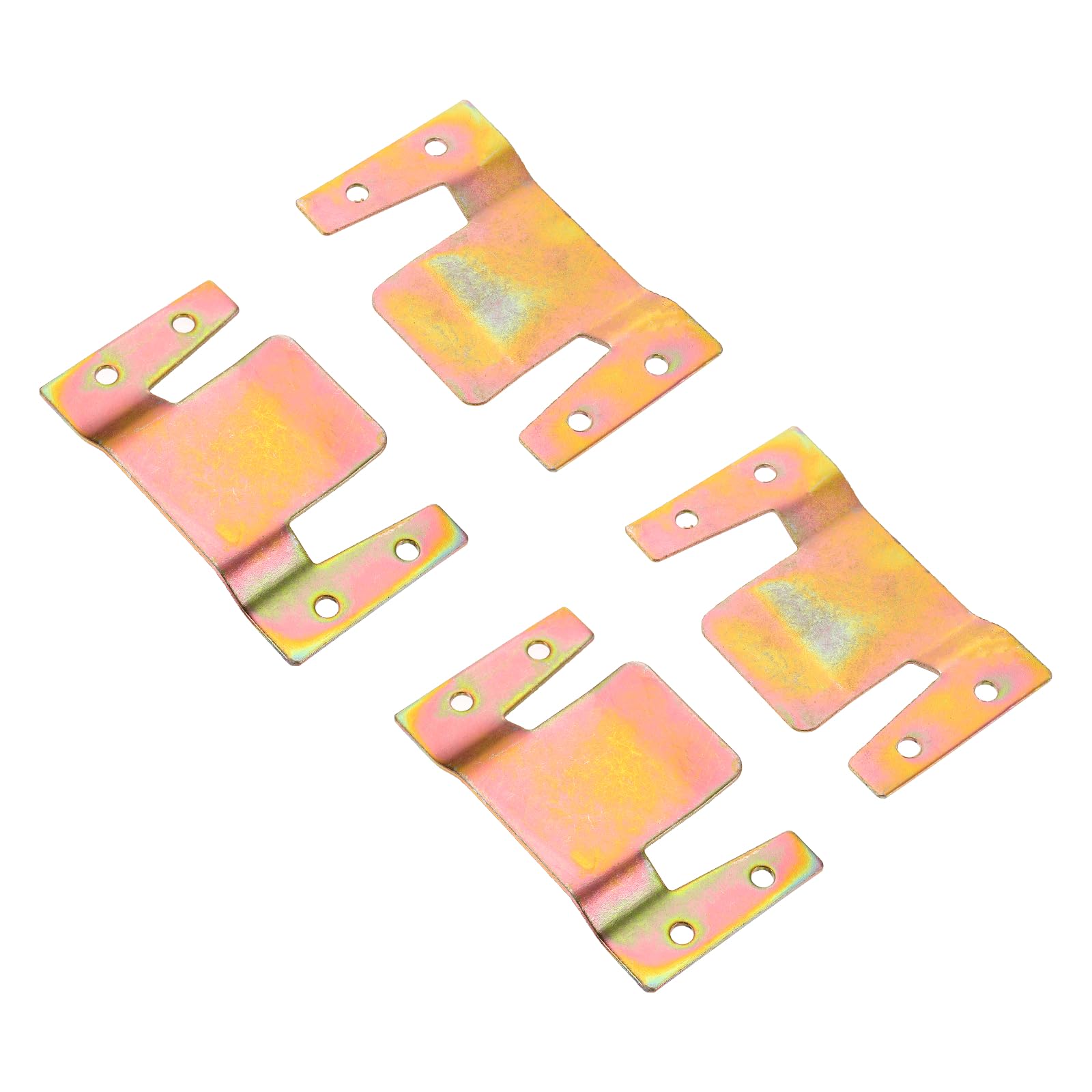 sourcing map 4Pcs Sectional Sofa Interlocking, 108 x 60mm Sectional Couch Connector Interlocking Sofa Connector Bracket for Keeping Furniture Sofas from Sliding, Colorful