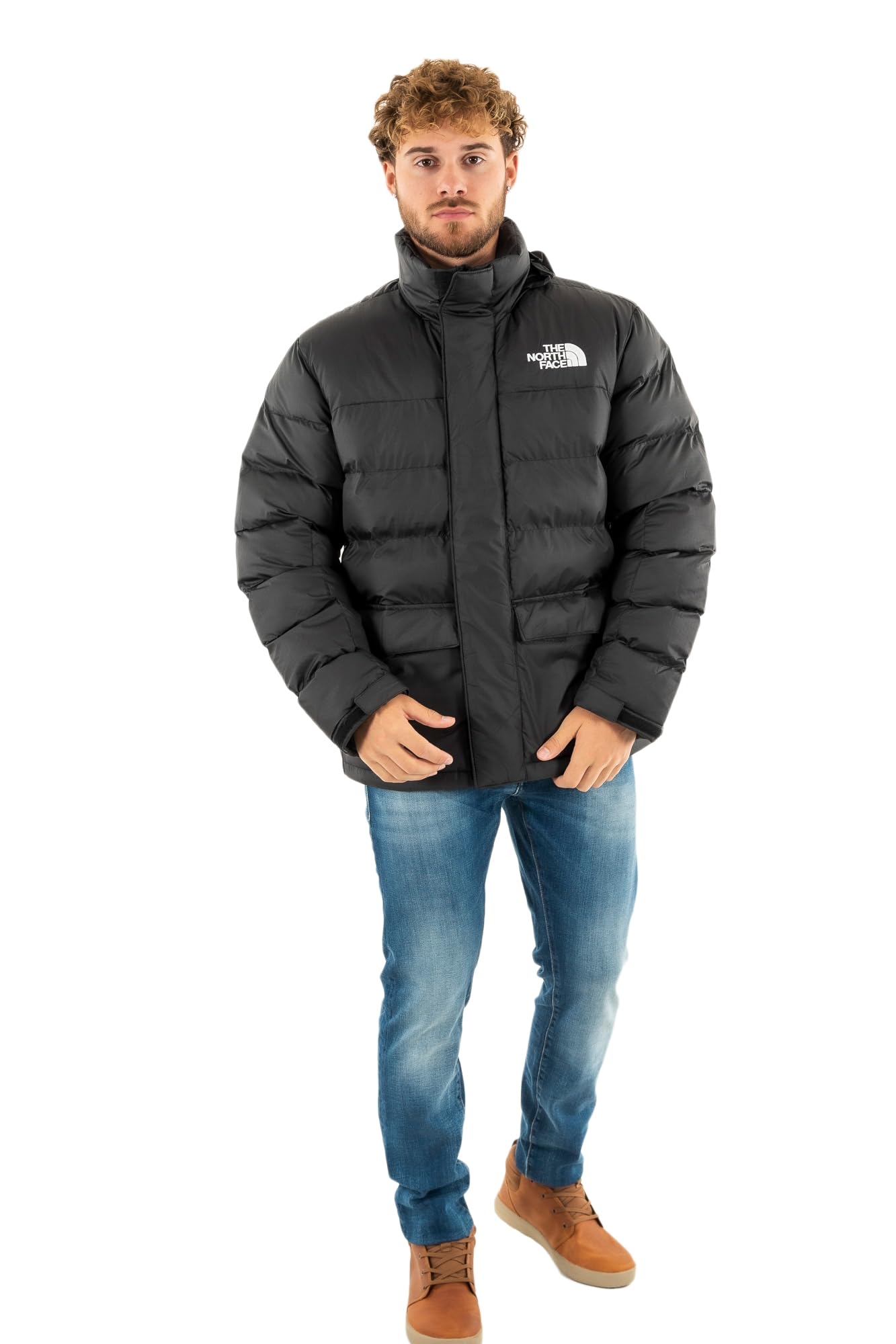 The North Face Men's Limbara Insulated Down Jacket, Tnf Black, M