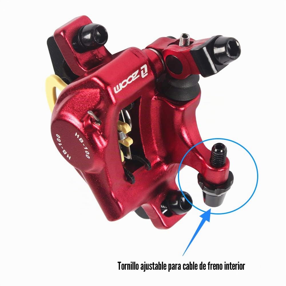 Lixada Disco Hidráulico de Tracción de Línea, Freno de Disco de Bicicleta, Juego de Frenos de Disco Hidráulico de Aleación de Aluminio Delantero Trasero