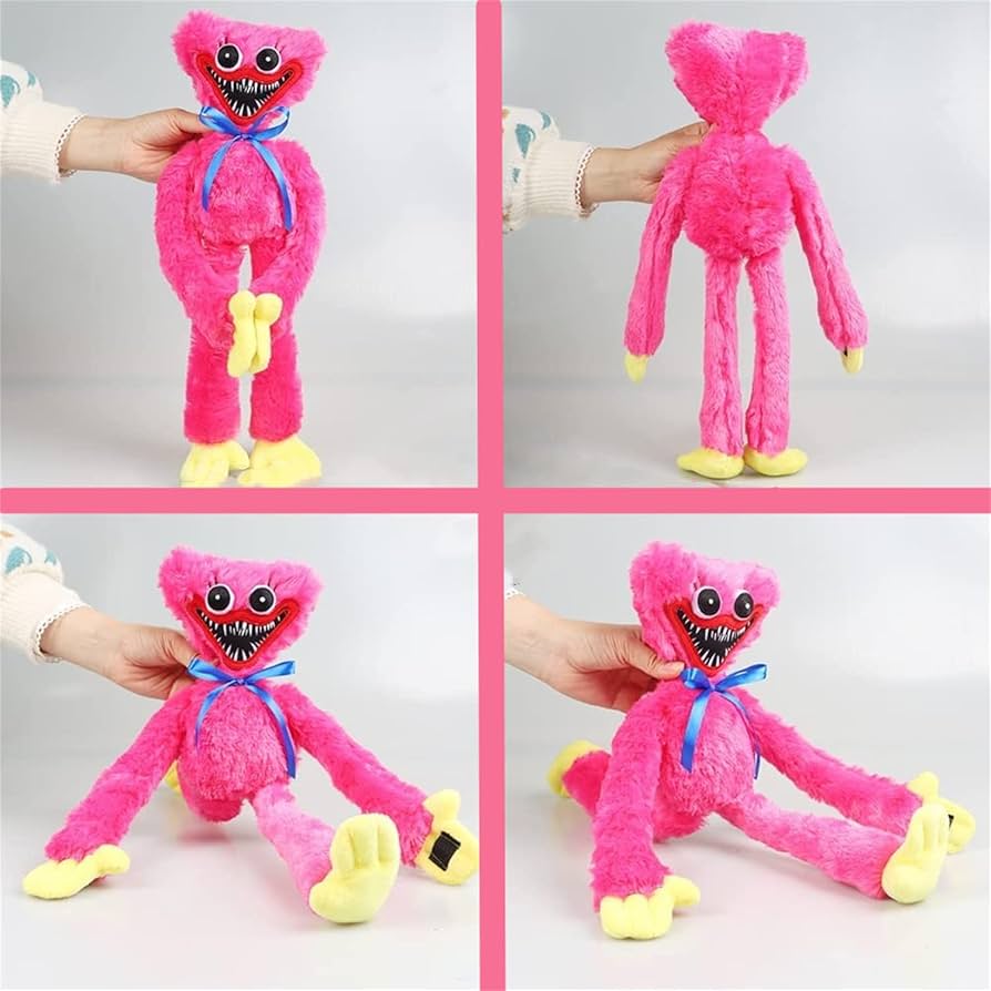 Amazon.co.jp: プレイタイムハギーワギーぬいぐるみ、ブルー/ピンクの