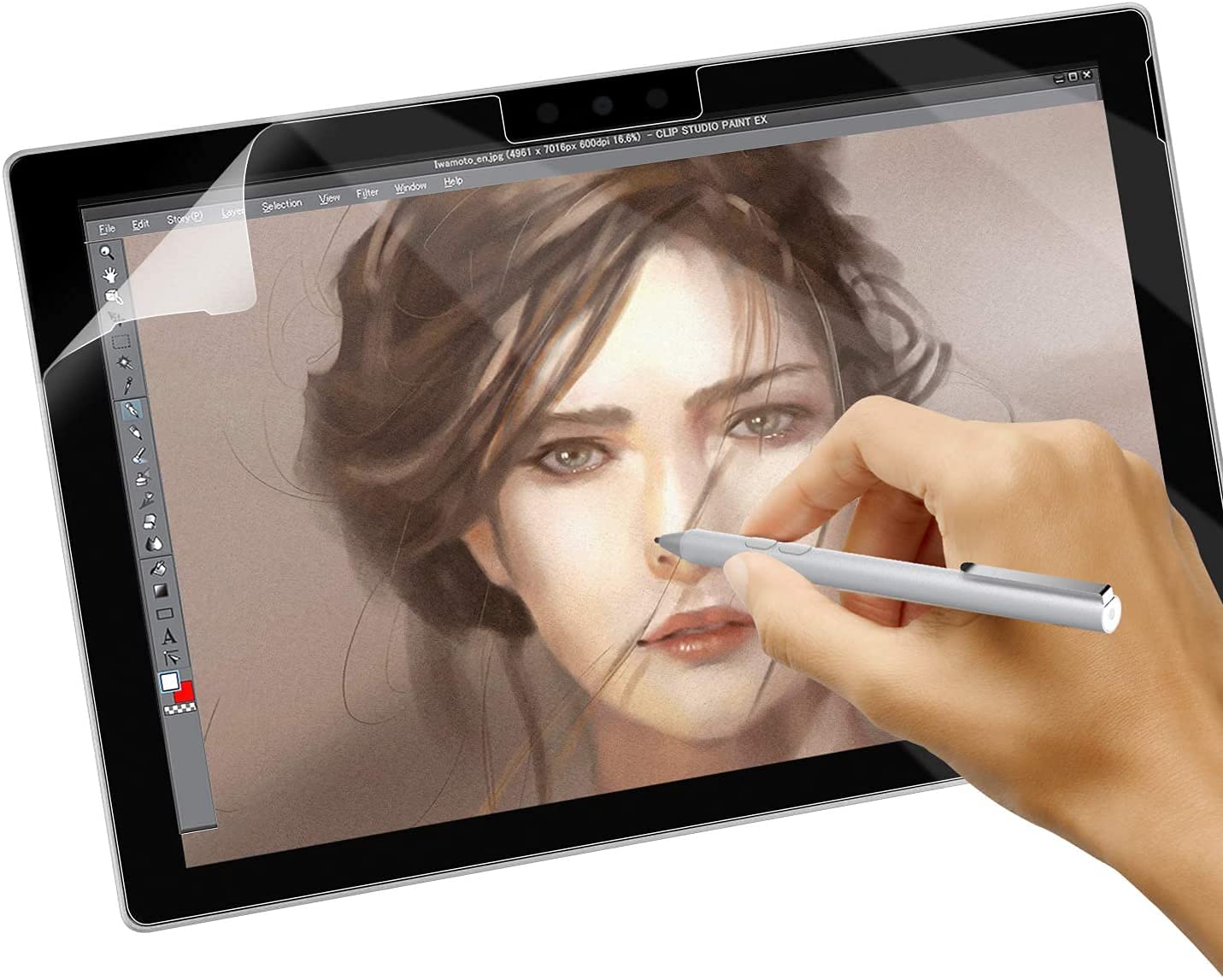 Oaky Paper Type Screen Protector for Microsoft Surface Pro 7 Anti Glare Matte Screen Protector with Easy Installation Kit - Matte (B08GJMF7KF) Amazon Price History, Amazon Price Tracker