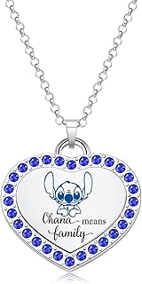 Stitch Jewelry Stitch Chain Gift Ohana Jewelry for Stitch Lover Ohana Family Stitch Necklace Inspired Birthday Gift