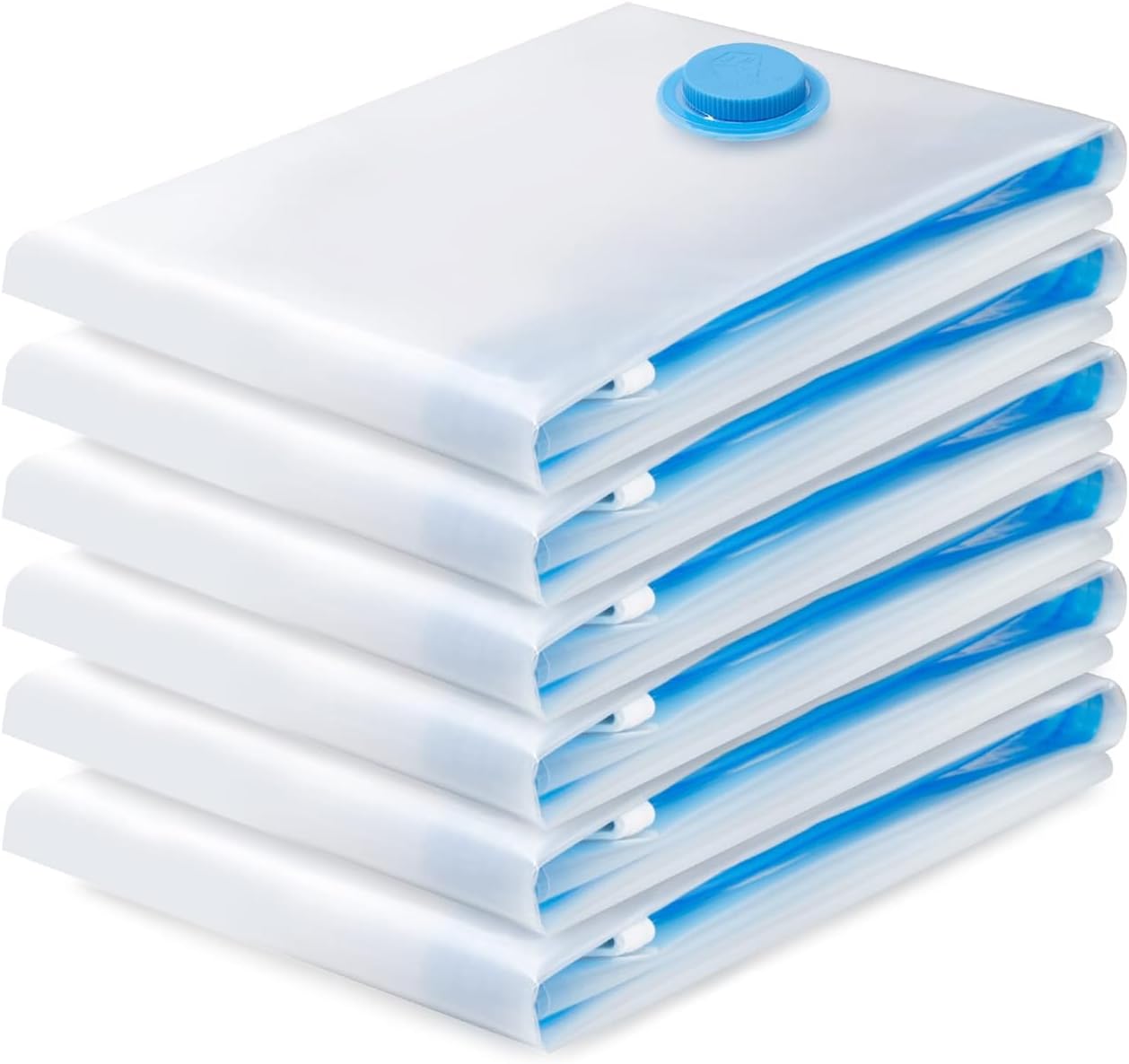 Lot de 6 sacs de rangement sous vide pour vêtements – Taille moyenne 70 x 50 cm – Réutilisables comme sac de rangement – Pour vêtements, couettes, linge de lit, oreillers – Idéal pour les voyages Lot de 6 sacs de rangement sous vide pour vêtements – Taille moyenne 70 x 50 cm – Réutilisables comme sac de rangement – Pour vêtements, couettes, linge de lit, oreillers – Idéal pour les voyages