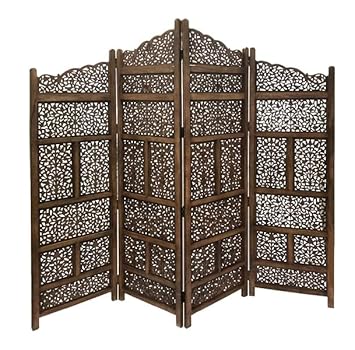 Urbane Crafts Wooden Room Divider/Partitions for Home/Office Livingroom Bedroom Rajwada Pattern