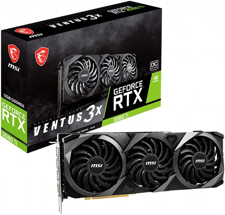MSI GeForce RTX 4080 SUPER 16GB VENTUS 3X OC – Scheda Video Gaming, 2580 MHz Boost, DLSS 3, HDMI 2.1a, 3x DisplayPort 1.4a
