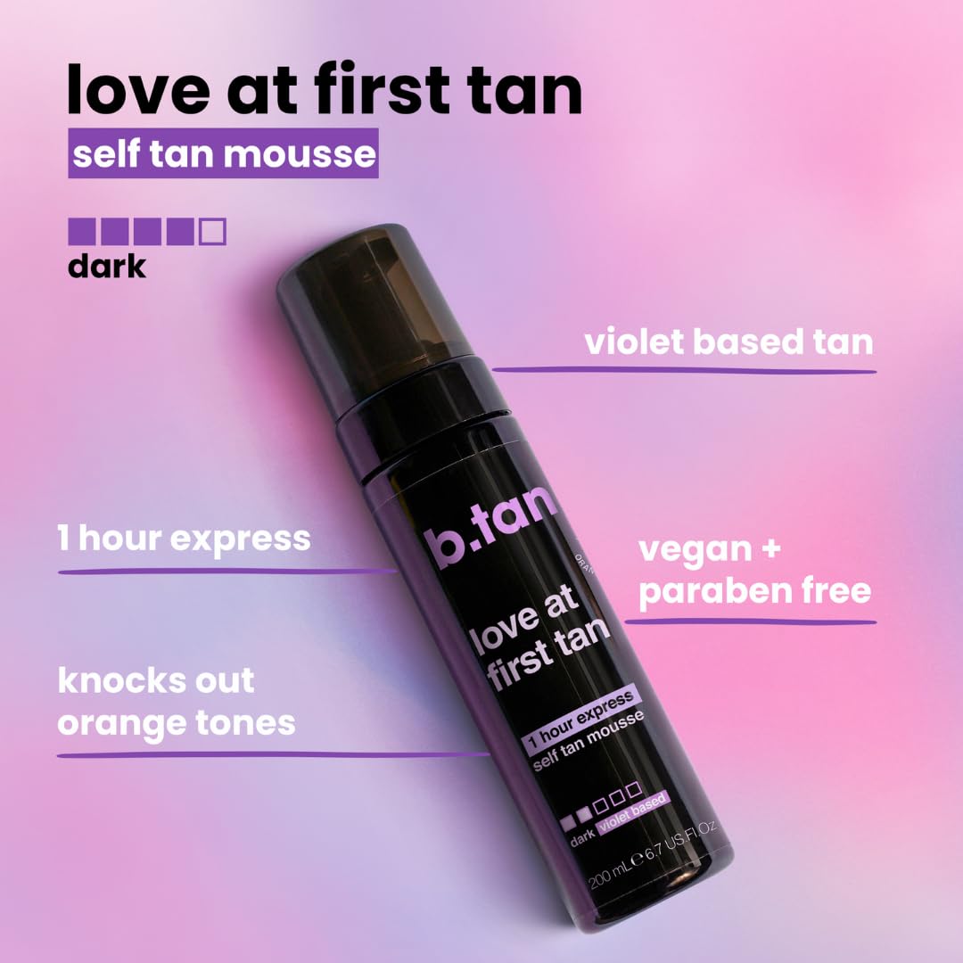 b.tan Self Tanning Mousse – Express Sunless Tanning Foam
