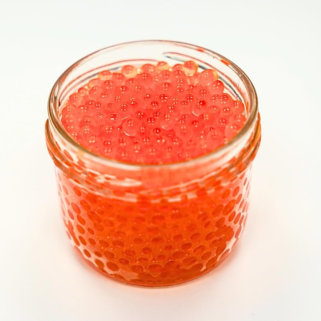 Salmon Caviar 100g | Keta Salmon Roe | Premium Large Fish Eggs | Ikura Salmon Roe