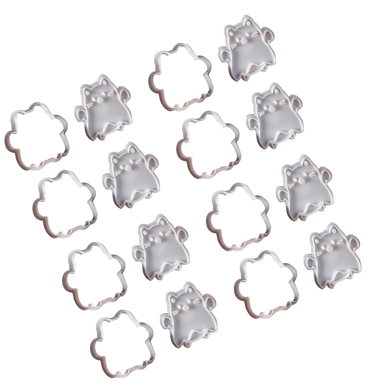 Nucelit Of 8 Halloween Cookie Molds Baking Pastrys Molds Cats Shape Biscuit Cutter Small Cookie Making Tool Baking Utensils