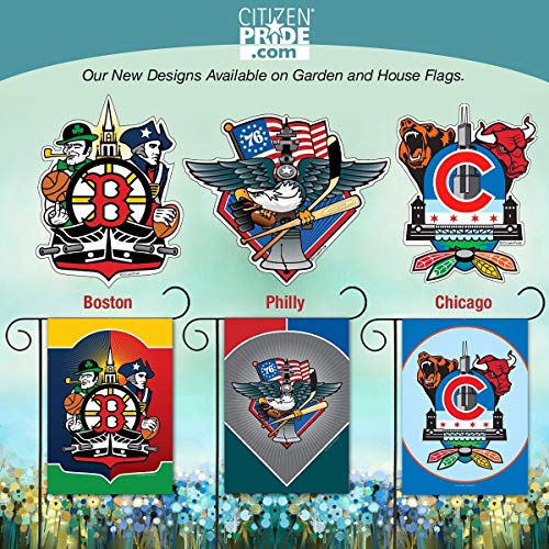 Chicago Fan Crest, Sticker Decal Die Cut Vinyl, 4X5", Made In Usa #TOP3