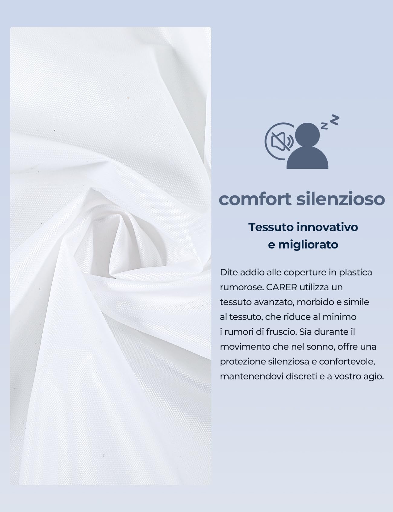 Carer Pack of 3 Nappy Covers for Adults Underwear Anti-Leak for Incontinence Silent Waterproof Washable Reusable Unisex White Size M - 2