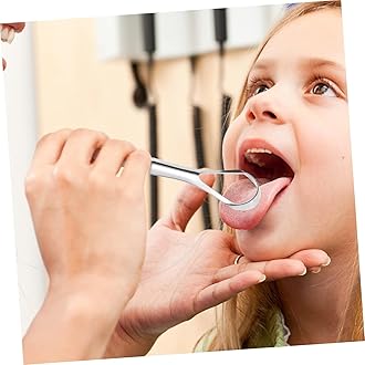 Stainless Steel Metal Tongue Scraper - Mouthology Tongue Scraper for Adults, Professional Tongue Brush for Oral Care, Improve Bad Breath and Fresh Breath, with Metal Storage Box-2 Pack