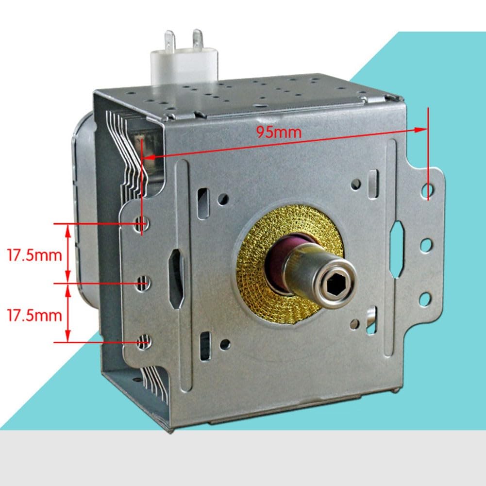 FACAIIO Magnetron de rechange pour Galanz pour M24FB-610A pour four à micro-ondes, 2pour M219 2pour M253J, compatible avec le modèle, pour construction métallique avec trous de montage de 11,5 x 3,5