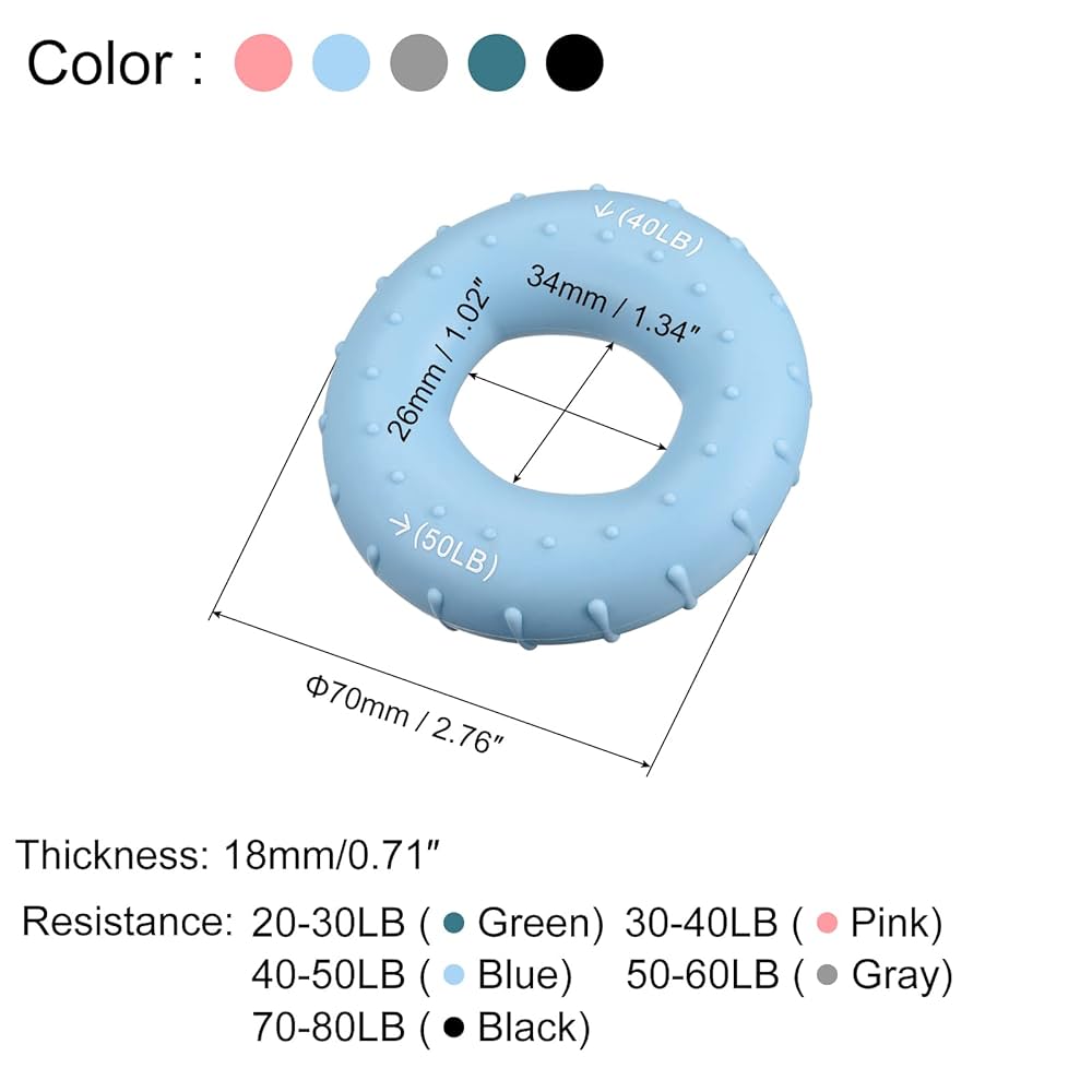 Amazon.co.jp: uxcell ハンドグリップ增强器 シリコン製 スクイーザ