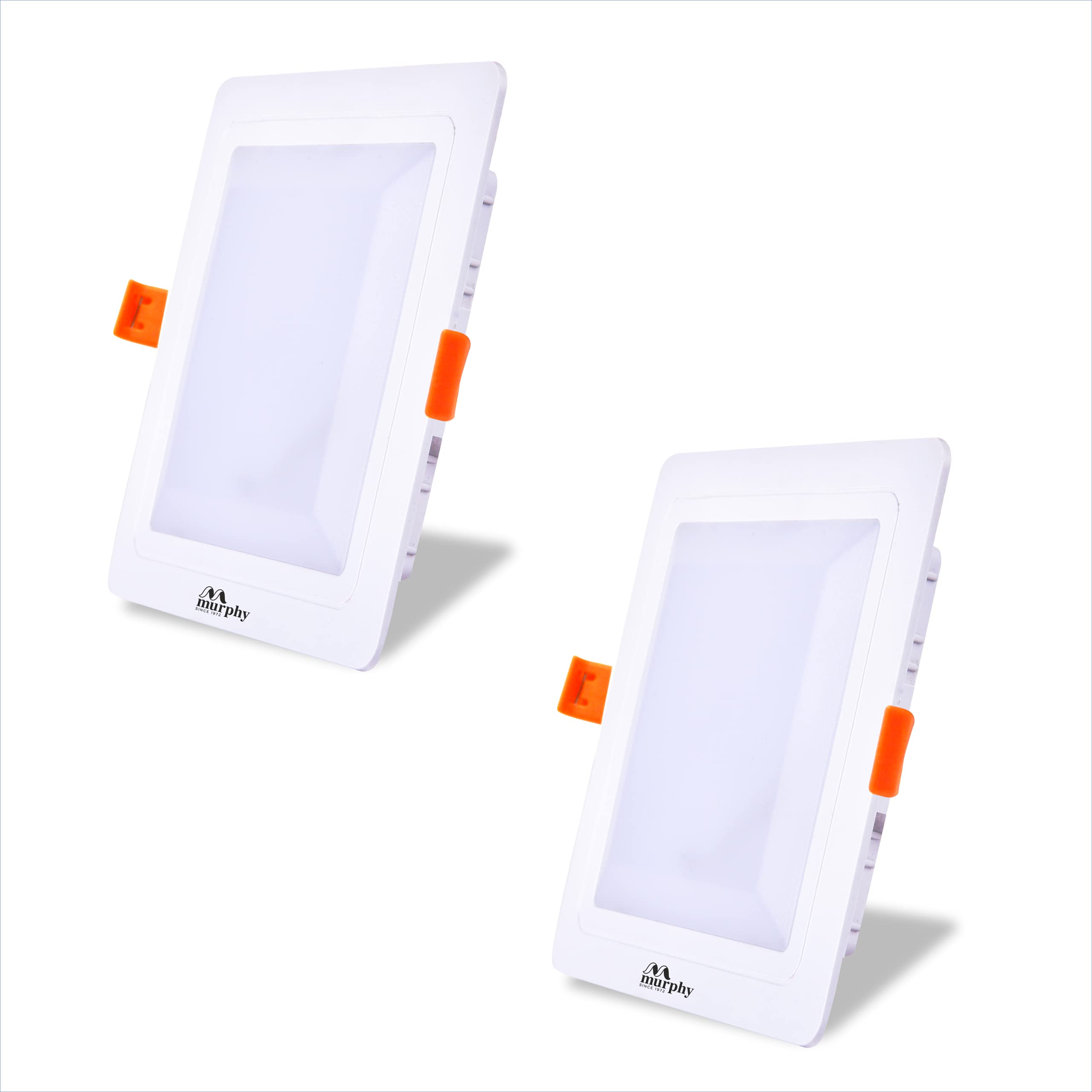 Murphy Vega Square LED Panel Ceiling Light (Cool White, 10-Watt) - Pack of 2