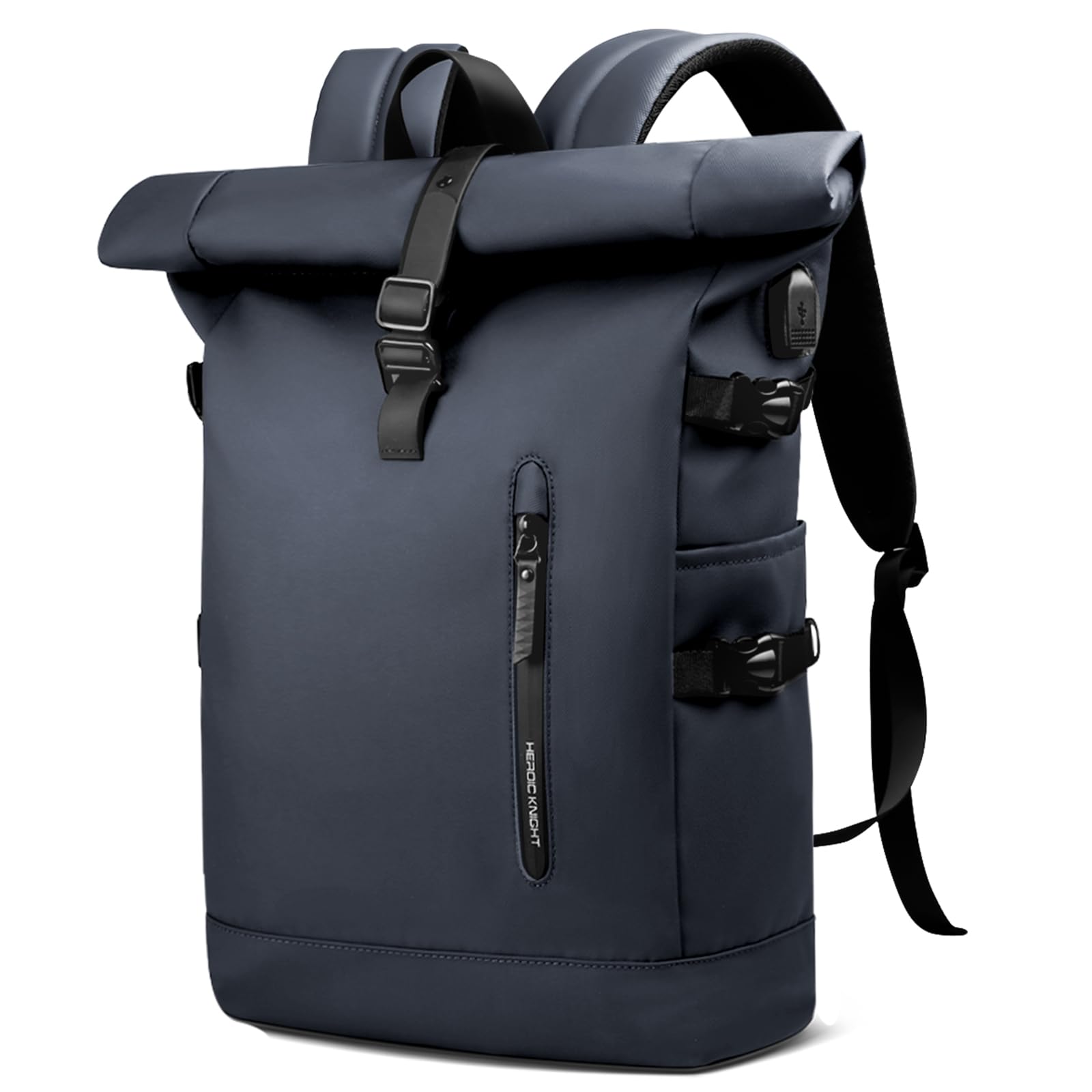 Heroic Knight Roll Top Backpack Blue