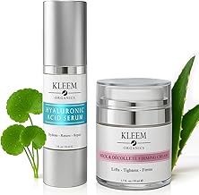 Kleem Organics Neck Firming Cream + Hyaluronic Acid Serum