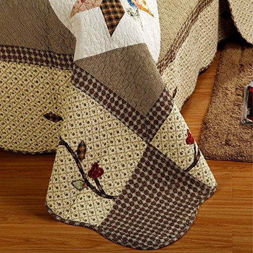 パッチワークコットンキルト ベッドカバーサイズ Amazon｜パッチワーク キルト ベッドスロー コットン