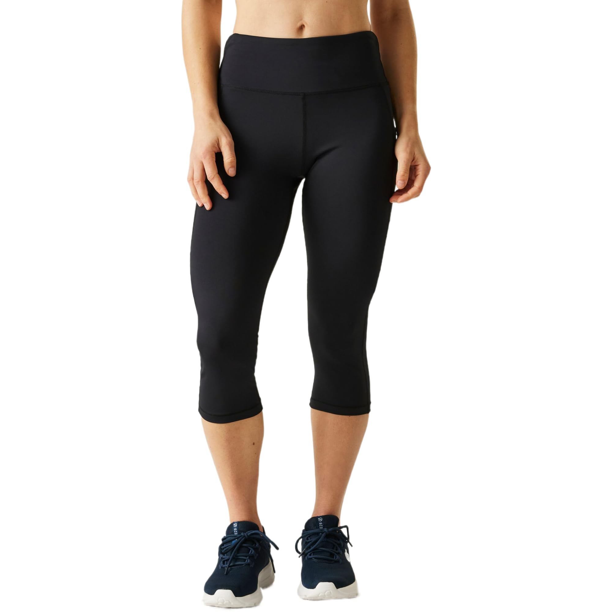 Dare 2B Women's Black Influential Ii 3/4 Leggings Size: 16