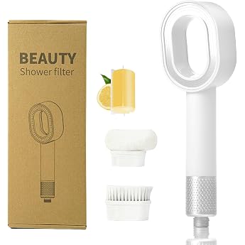 Filtersonic 3-in-1 Doodle Shower Head Filter Shower Head Set Limescale